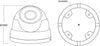 Telecamera IP Dome H.265 IR da 3 MP IP66 Rilevamento Basato su AI, DGM3202SCT