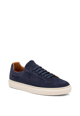 Frau sneakers uomo in camoscio blu 29B1