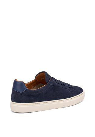 Frau sneakers uomo in camoscio blu 29B1