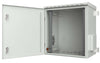 Armadio Rack 19'' a Parete 9U Grigio IP55 Porta Cieca prof. 450 mm