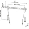 Staffa Muro Fissa Slim con Distanziali TV LED LCD 40-65'' Nero