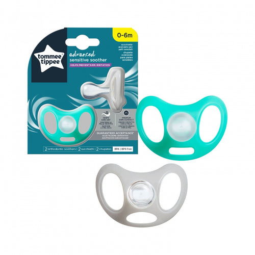 Succhietti Advanced Sensitive Tommee Tippee Verde/Argento