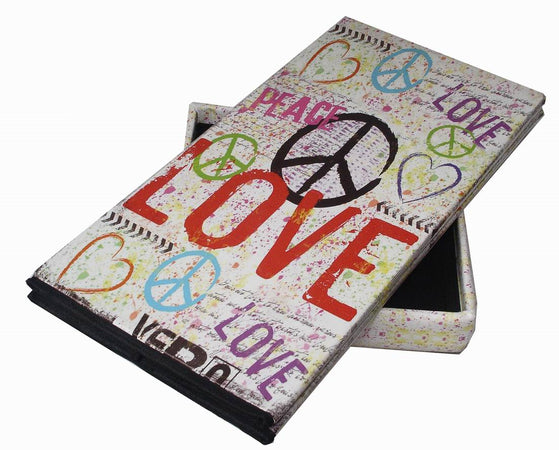 Biscottini Pouf Contenitore Richiudibile Biscottini Ecopelle Design 32x32x60 Casa Ufficio