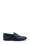 Frau mocassini uomo in pelle blu 34M5