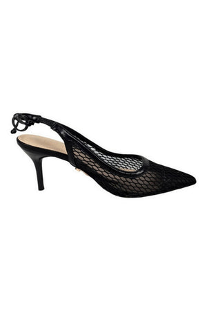 TWENTY FOUR HAITCH Scarpe con Tacco Nero da donna