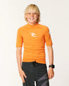 Lycra Rip Curl Ragazzo Anti-UV Waves Maniche Corte