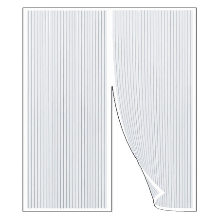 ZANZARIERA IN POLIESTERE CON MAGNETI 'ECCO MAGNET PROMO' cm 100 x 220 - bianca