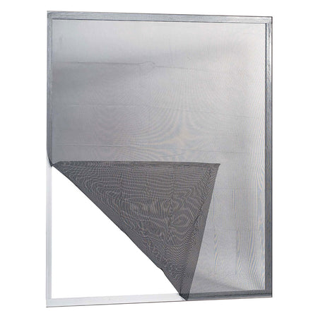 ZANZARIERA IN POLIESTERE ADESIVA PER FINESTRE 'ECCO' cm 150 x 180 col. grigio