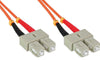 Cavo Fibra Ottica Multimodale OM2 SC/SC 50/125 5 m