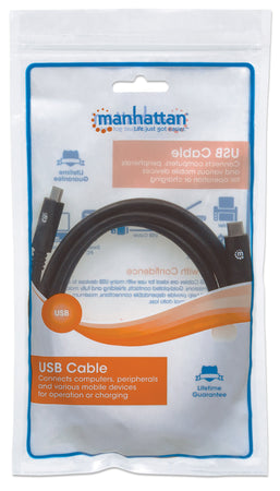 Cavo USB 3.2 Gen 1 SuperSpeed USB-C&trade Maschio/Maschio 2m Nero