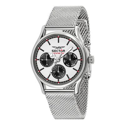 Orologio SECTOR uomo 660 multi funzione acciaio / bianco