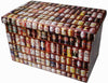Biscottini Pouf contenitore richiudibile in ecopelle