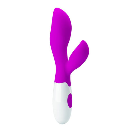 Vibratore Rabbit silicone viola 20 cm Newman di Pretty Love