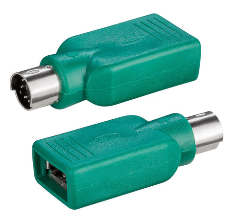 Adattatore Convertitore PS2 Maschio USB A Femmina per Tastiera e Mouse