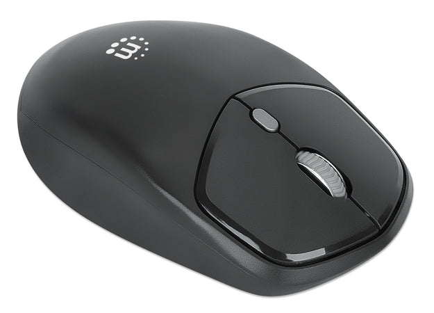 Mouse Ottico USB Wireless 1600dpi Compatto Nero