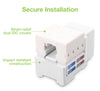 Frutto Keystone RJ45 Cat.6 UTP IDC 90° Bianco