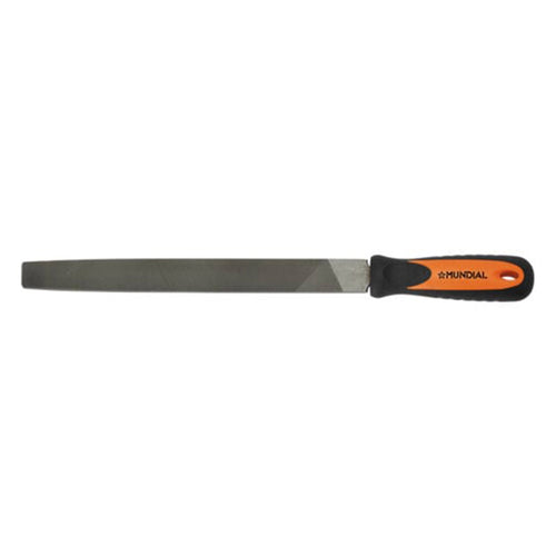 Lima piatta parallela con manico ergonomico taglio 1/2 dolce per metallo