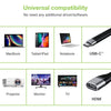 Cavo Corto Piatto USB-C&trade Maschio a HDMI Femmina FPC 13,6 cm