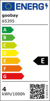 Lampadina LED E27 Bianco Caldo 4W con Filamento Classe E Trasparente
