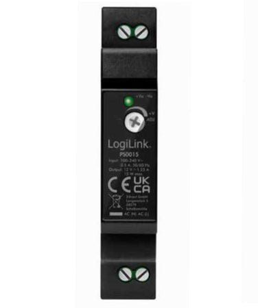 Alimentatore su Guida DIN 12V 1,25A 15W