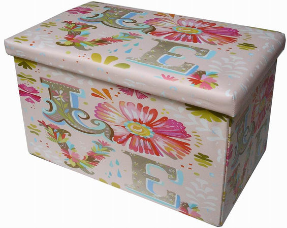 Biscottini Pouf contenitore richiudibile in ecopelle