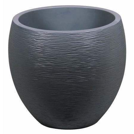 Grey 46L pot 50cm rotonda