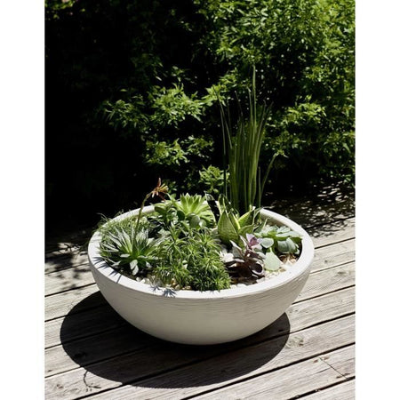 Vaso lavabo EDA Graphit 59cm - Capacità 39L - Limed white