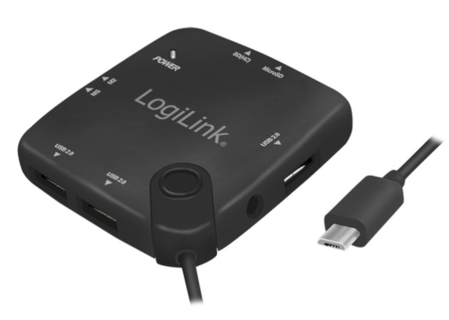 HUB Multifunzione On-The-Go Micro-USB e Lettore di Schede