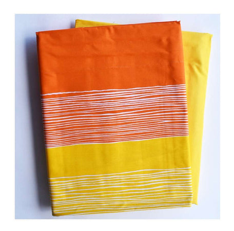 GABEL ESCAPES COMPLETO LENZUOLA MISURA MAXI MATRIMONIALE COTONE ARANCIO