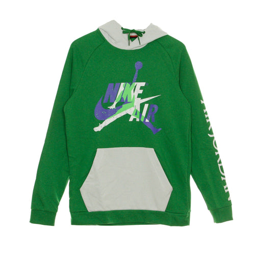 JORDAN Felpa Leggera Cappuccio Uomo Jumpman Classics Hoodie Aloe Verde/aloe Verde/photon Dust da uomo