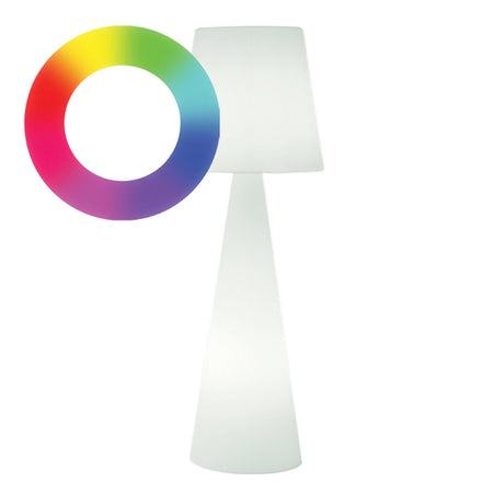 Lampada LED RGB da Pavimento Multicolor 16 Colori Regolazione Intensit&agrave IP66