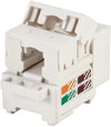 Frutto Keystone RJ45 Cat.5E UTP IDC 90° Bianco