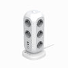 Multipresa da Tavolo Torretta di Alimentazione 11 Prese Schuko 2 USB-A e 2 USB-C&trade