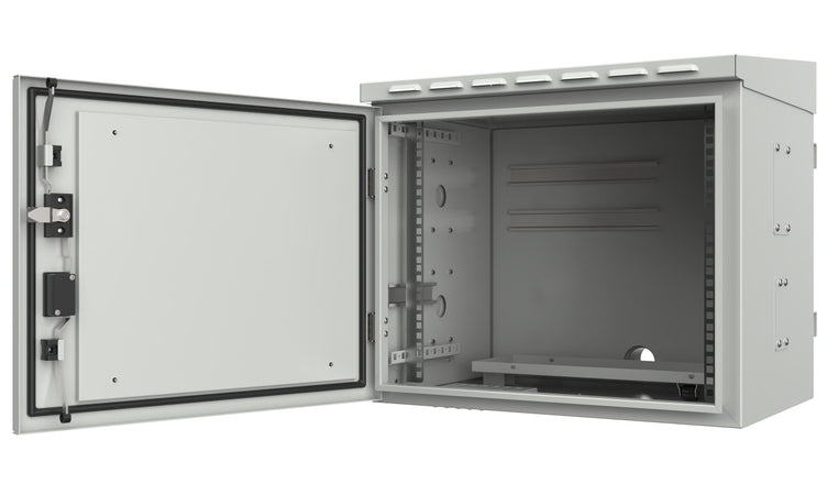 Armadio Rack 19'' Fissaggio a Palo P 425 mm IP66 Midi