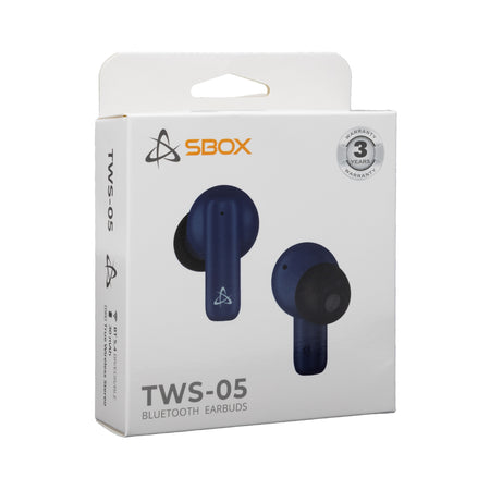 Auricolari Bluetooth v5.4 con Custodia di Ricarica EB-TWS05 Blu