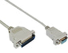 Cavo null modem 25 DB Maschio 9 DB Femmina 1,80 mt