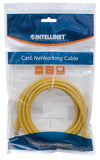 Cavo di rete Patch in Rame Cat. 5e Giallo UTP 3 m