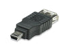 Adattatore USB A femmina a Mini B maschio