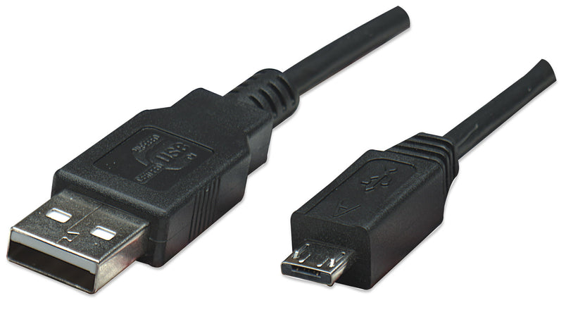 Cavo USB 2.0 A maschio/Micro A maschio 1.8 m Nero