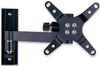 Supporto a muro per TV LED LCD 13-30'' inclinabile 2 snodi nero
