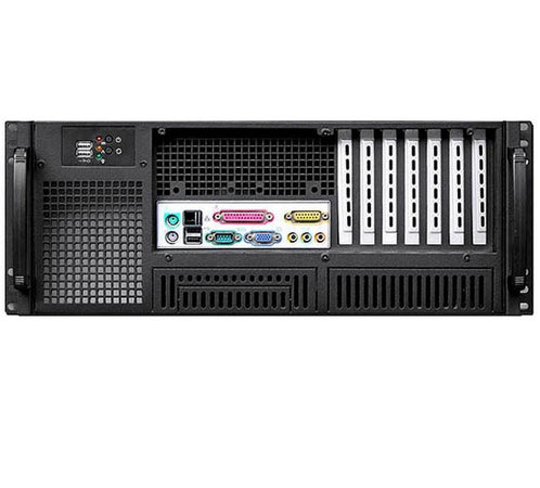 Chassis Industriale Rack 19''/Desktop 4U Ultra Compatto Nero