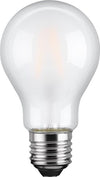Lampadina LED E27 Bianco Caldo Satinato 7W con filamento Classe E