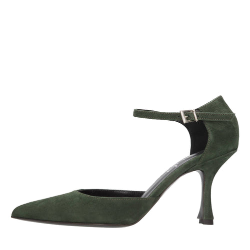NCUB Scarpe con Tacco Verde da donna