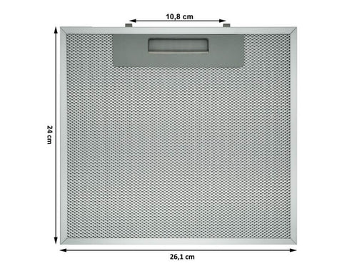 Filtro antigrasso in metallo cappa aspirante Faber Roblin 133.0018.458