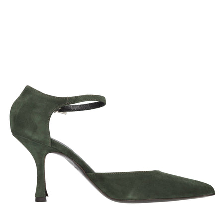 NCUB Scarpe con Tacco Verde da donna