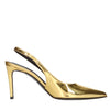NCUB Scarpe con Tacco Oro da donna