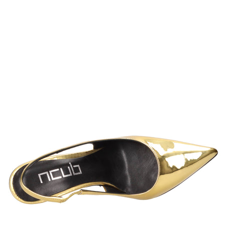 NCUB Scarpe con Tacco Oro da donna