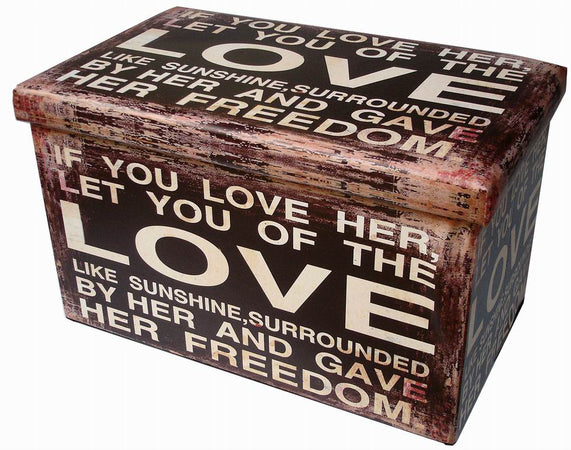 Biscottini Pouf contenitore richiudibile in ecopelle Praticissimo 60x36x36 realizzato