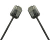 Cavo di rete Patch in Rame Ultra Slim Cat.6 Nero UTP 1,5 m