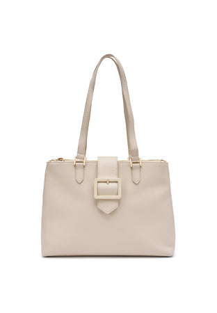 Frau bora tote in microfibra off white B976